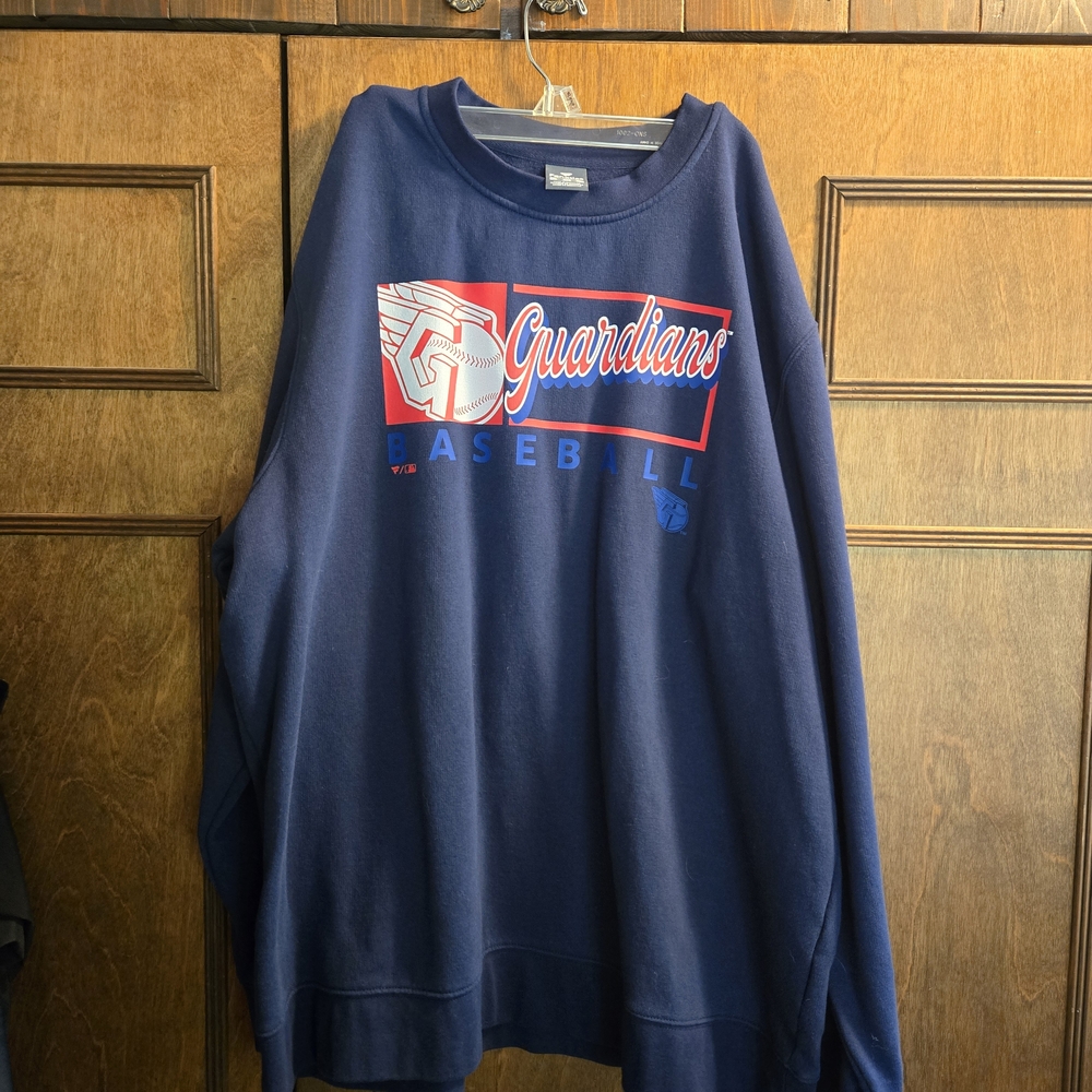 Fanatics Guardians Baseball Navy Crewneck Sweater